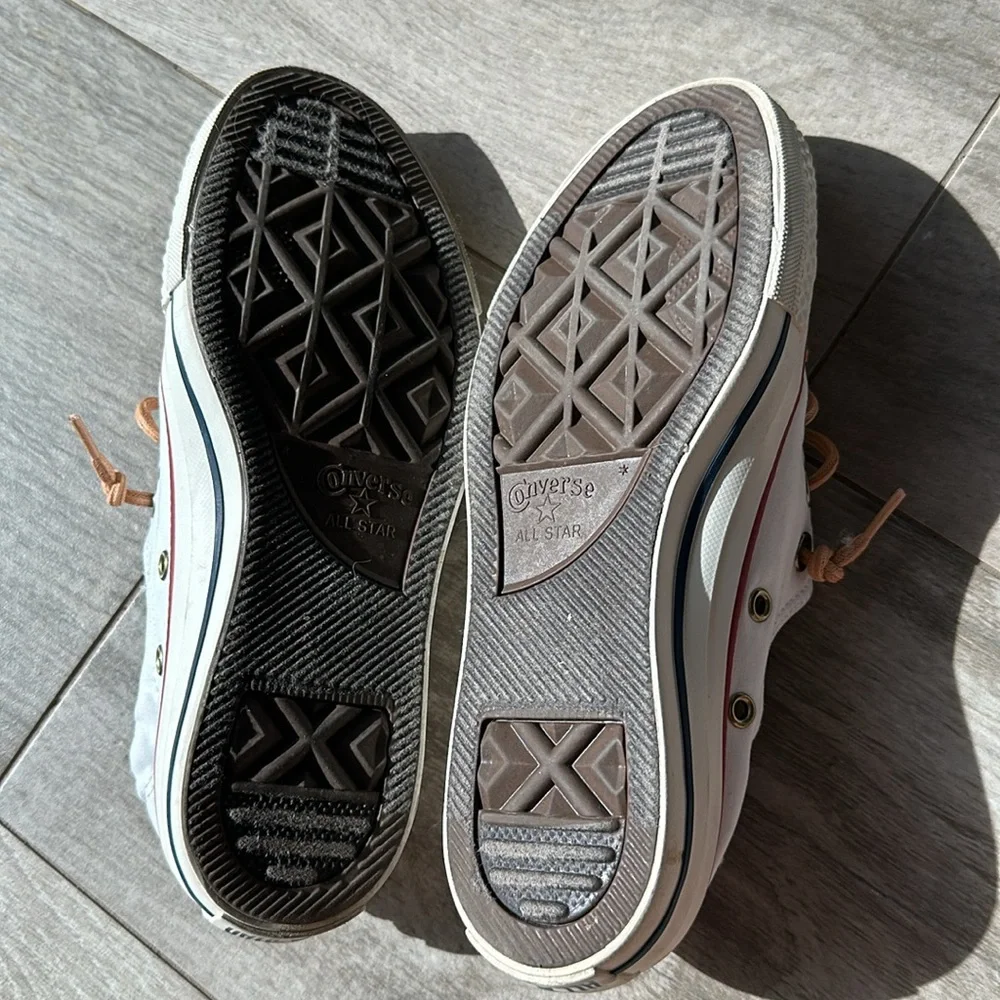 Converse Chuck Taylor All Star Shoreline Slip shoes - biscuit with tan laces - Picture 6 of 12